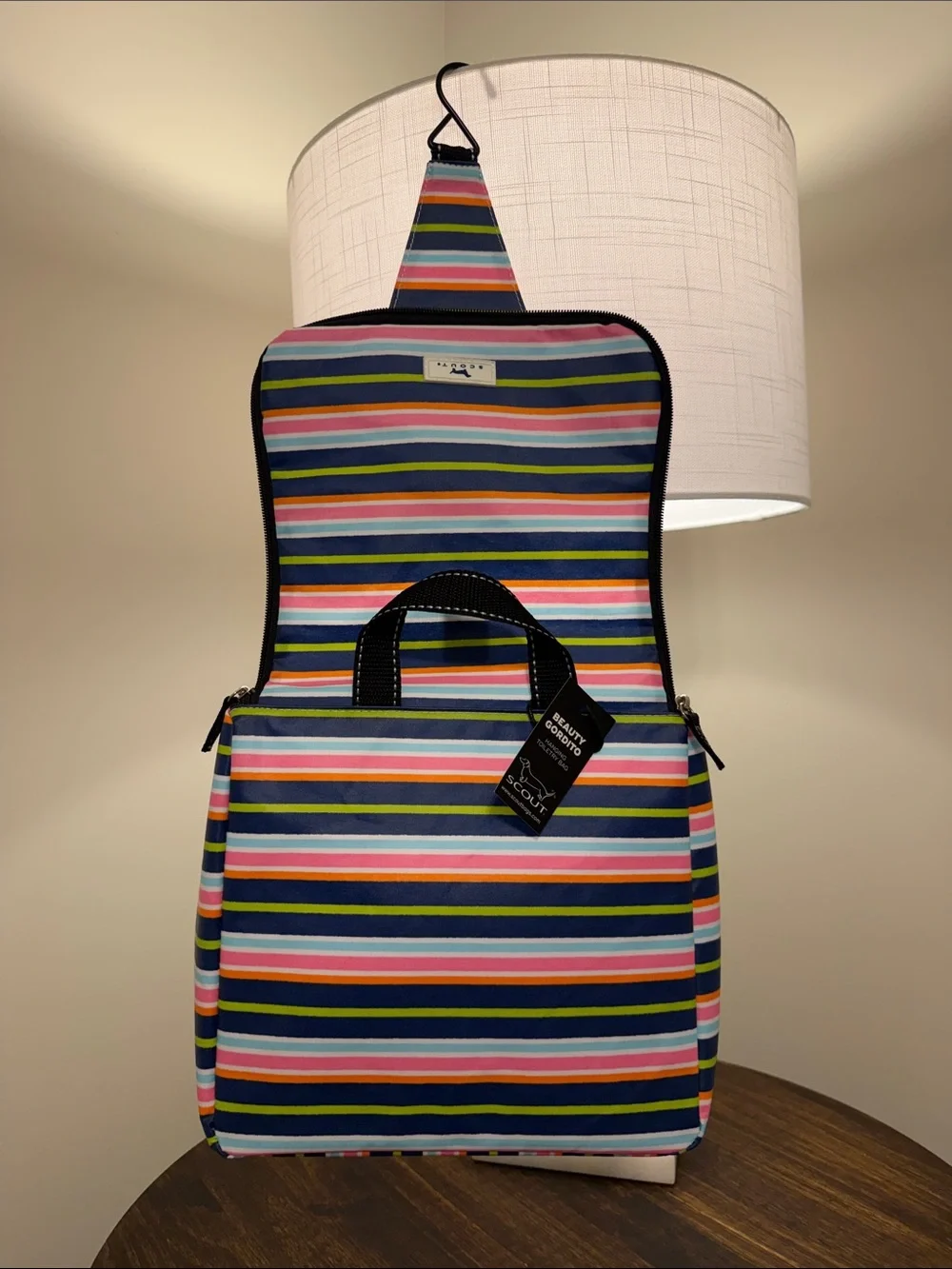 Scout Striped Hanging Toiletry Bag - NWT
